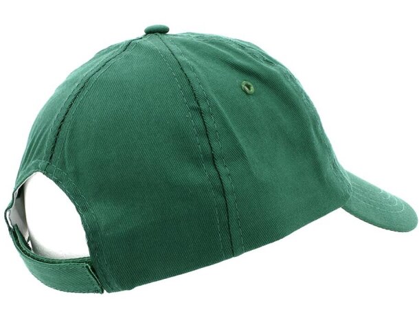 Gorra 100% algodón velcro Navia verde