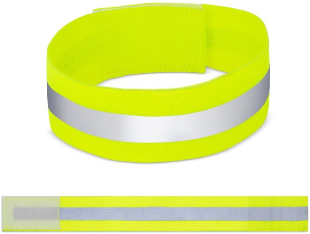 Cinta alta visibilidad Runner con banda reflectante deportiva detalle 2