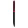 Bolígrafo aluminio Loria semi-gel textura soft effect táctil Rojo detalle 8