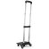 Carretilla trolley plegable Kassel en aluminio natural ligero detalle 4
