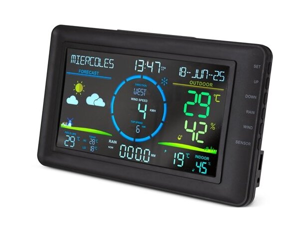 Estación meteorológica wifi Eolo con sensor viento detalle 7