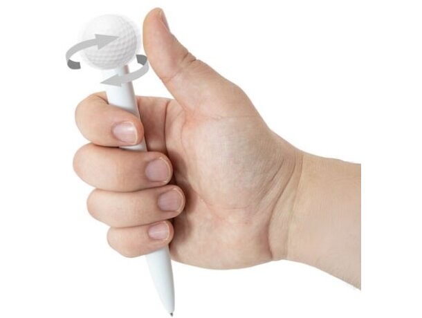 Bolígrafo antiestrés Campeonato con mecanismo giratorio golf detalle 3