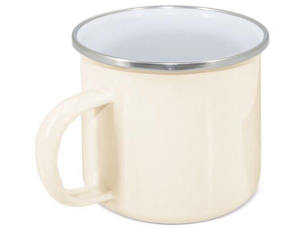 Mug Charles metal 380ml con opción de sublimación Crudo detalle 3