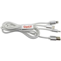 Cable 3 en 1 con conector c