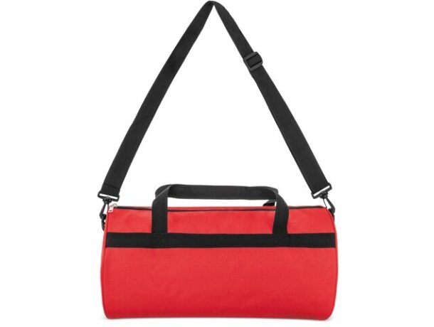Bolsa deporte con zapatero Fitness en poliéster 100% Rojo detalle 8