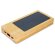 Power bank con cargador solar de bambu Naples