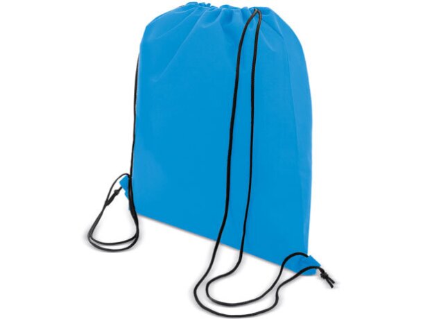 Bolsa saco de nonwoven personalizada azul