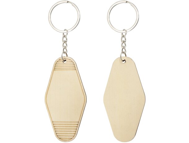 Llavero de madera paddle surf con grabación personalizada detalle 4