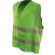 Chaleco moderno con bandas reflectantes verde
