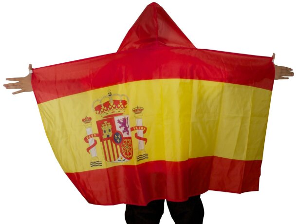 Poncho bandera española Festejo barato