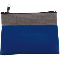 Monedero sencillo con llavero personalizado azul Monedero sencillo con llavero personalizado azul