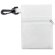 Bolsa plegable con cremallera y funda barata blanco