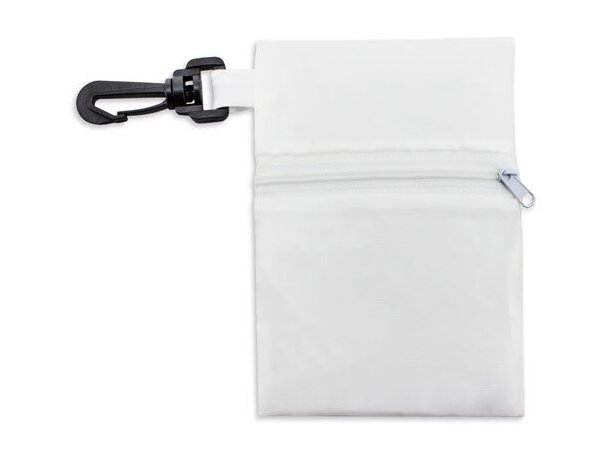 Bolsa plegable con cremallera y funda barata blanco