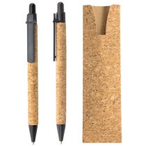 Bolígrafo con funda de corcho natural