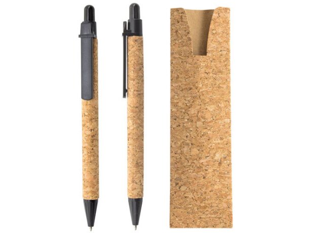 Bolígrafo con funda de corcho natural