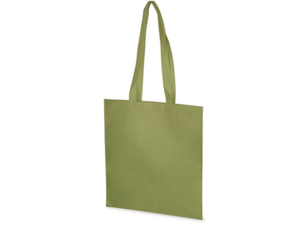 Bolsa non woven con asas largas resistentes khaki