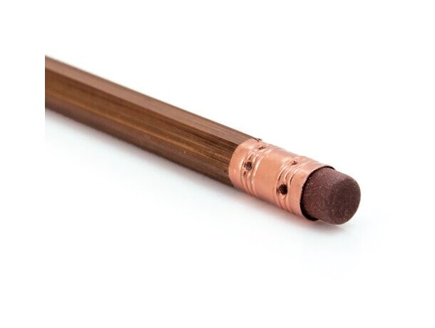 Lápiz de bambú Premium Hotel con goma detalle 3