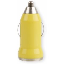 Cargador de coche usb amarillo merchandising