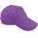 Gorra con ojetes de metal y 5 paneles Lila