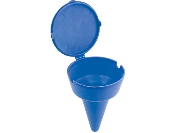 Colillero para la playa azul