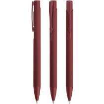 Bolígrafo Duval aluminio con textura soft effect