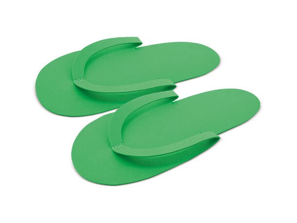 Zapatilla desechable 10 pares verde