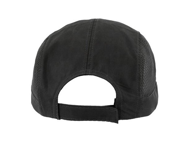 Gorra plegable Harris de poliéster técnico transpirable Negro detalle 8