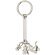 Llavero con charms metálicos personalizado