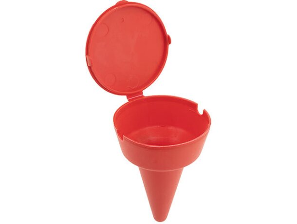 Colillero para la playa rojo