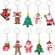 Set 10 llaveros navideños Lubec con diseños 3D en PVC y aluminio detalle 1