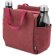 Bolsa nevera Yaky con interior aislante y bolsillos laterales Burdeos detalle 1
