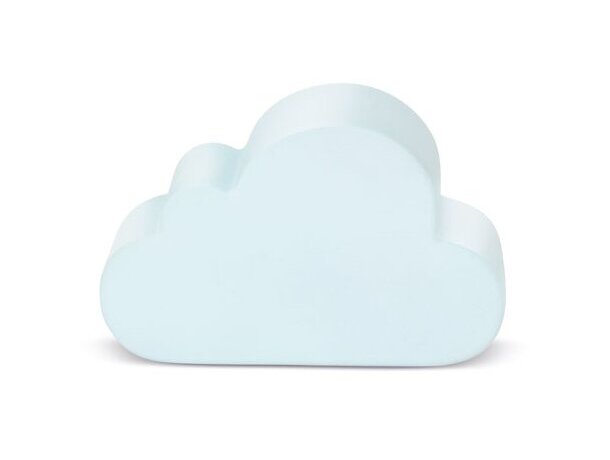 Nube antiestrés Nobelisa de poliuretano personalizable Azul claro detalle 4