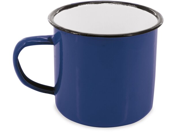 Mug esmaltada Retro azul