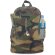 Mochila con bolsillo de rejilla y salida auriculares