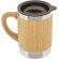 Taza termo Brunei bambú acero doble capa 300ml