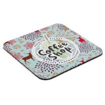 Posavasos personalizado Sippy cuadrado blanco