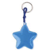 Llavero estrella de PU personalizado azul Llavero estrella de PU personalizado azul