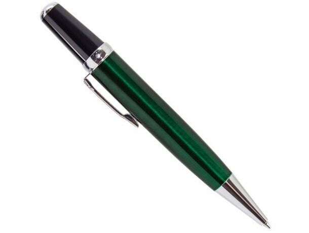 Bolígrafo elegante mini en metal verde