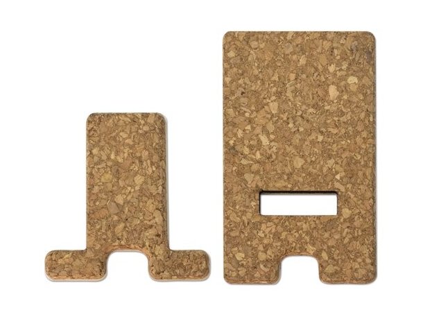 Soporte móvil bambú corcho con cerámica sublimable detalle 2