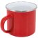 Mug Charles metal 380ml con opción de sublimación Rojo detalle 6