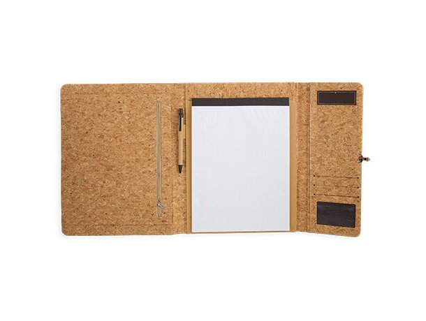 Carpeta con bloc corcho natural Jacmel