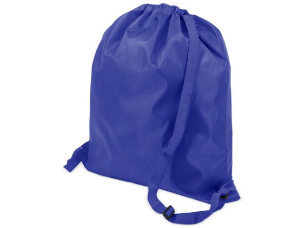 Mochila saco con cintas ajustables Azul royal detalle 2
