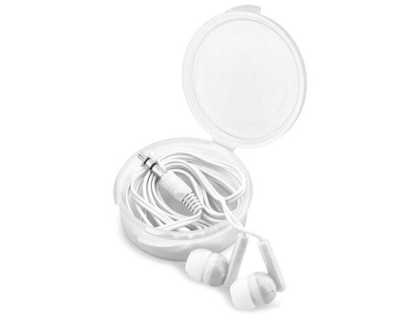 Auriculares con cajita barato blanco