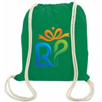 Mochila Assam de algodón natural con cuerdas y diseño sostenible