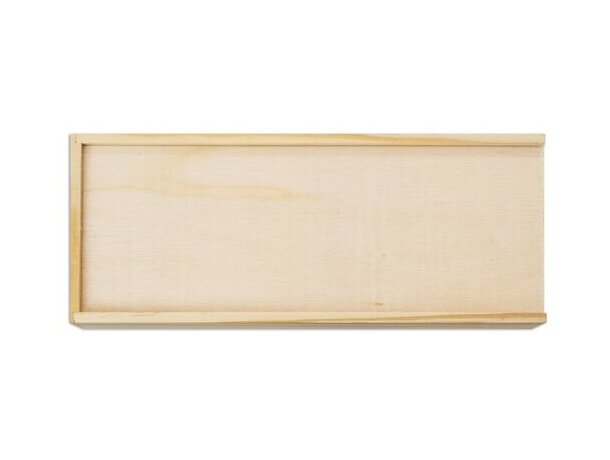 Set Recreo de dominó y cartas en madera natural y papel reciclado detalle 9