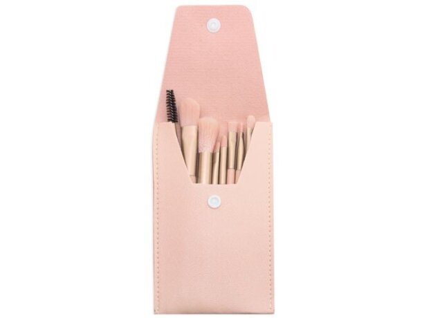 Set de brochas para maquillaje Beauty en estuche de polipiel detalle 1