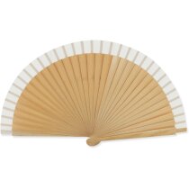 Abanico Better con varillas lacadas y tela azul