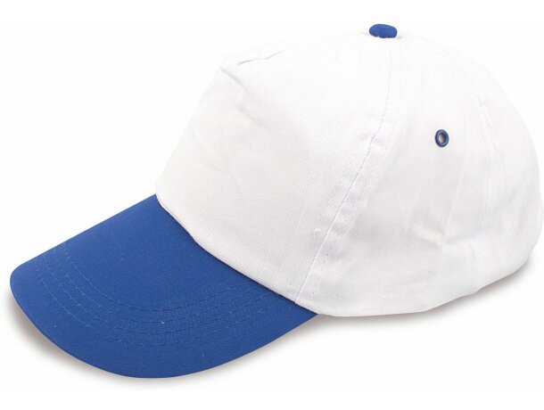 Gorra bicolor velcro am azul