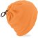 Braga polar con función de gorro naranja