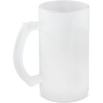 Jarra Birra de cristal mate con asa ergonómica